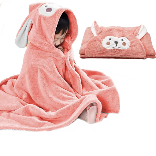 Kids Hooded Bath Soft Towel