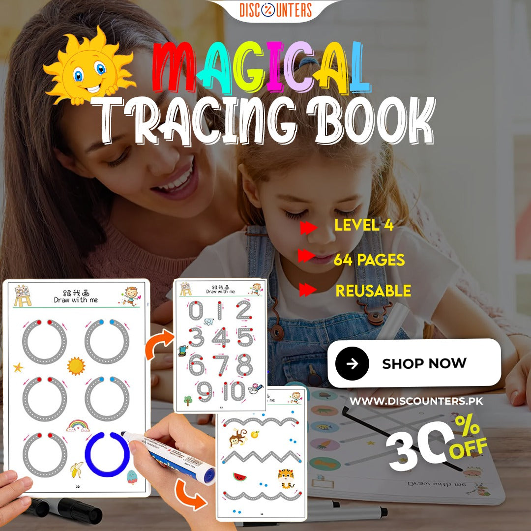 New Model Magical Tracing Workbook Level 4 (64 Pages)